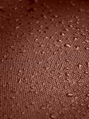 Water drops on fabric texture