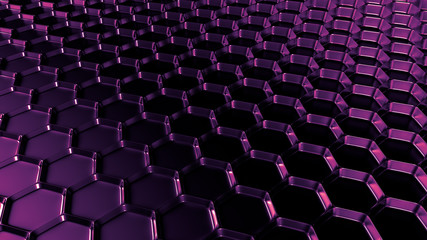 Obraz premium Purple metal industrial grunge background. 3d illustration, 3d rendering.