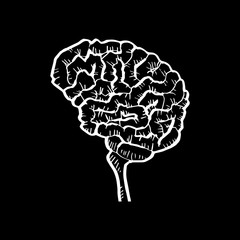 Sketchy of human brain.