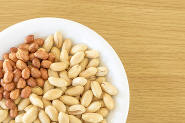 沢山のピーナッツ