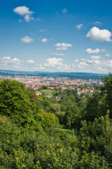 Fototapeta premium Ausblick auf Bamberg in Oberfranken