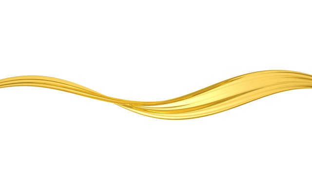 Oil splash. 3d illustration, 3d rendering.