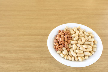 沢山のピーナッツ