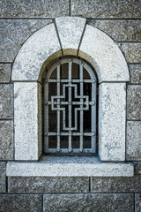 Fototapeta na wymiar old church window