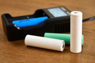 18650 Li-ion battery and charger