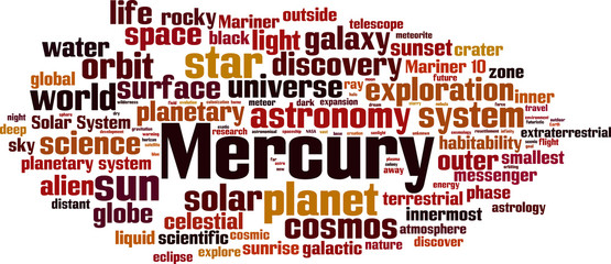 Mercury word cloud