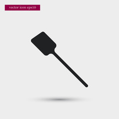 Spatula icon. Simple food element illustration.