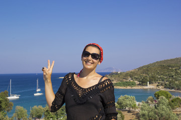 Beautifull Woman in Datça,Turkey 
