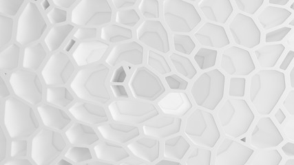 White mesh background. 3d illustration, 3d rendering.