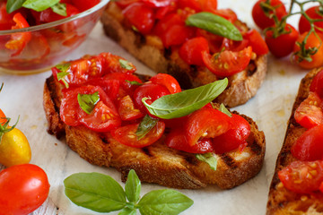 Homemade Italian Bruschetta