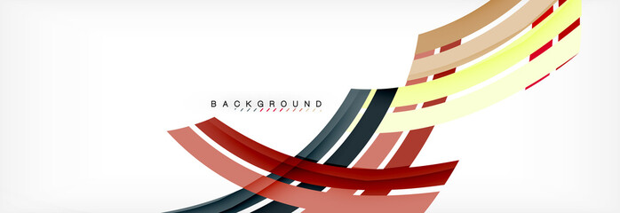 Minimal line design abstract background