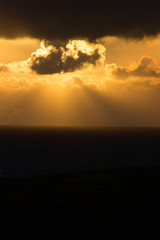 Sonnenuntergang in Frankreich