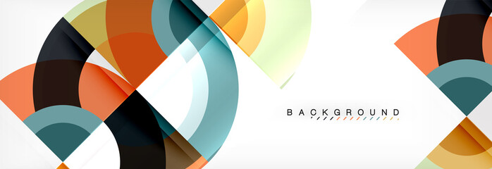 Obraz premium Vector circle abstract background