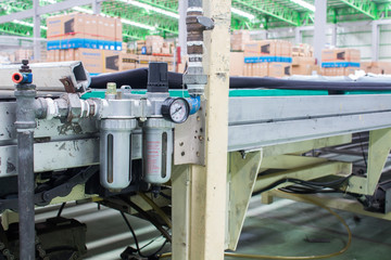 The air filter used in pneumatic system
