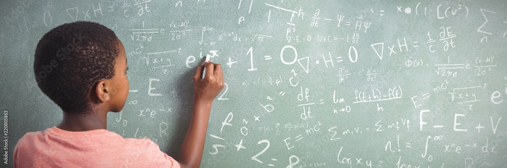 Poster composite image of maths