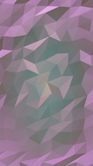 Abstract triangle geometrical purple background. Geometric origami style with gradient. 3D illustration