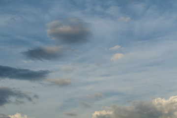 Fototapeta premium coucher de soleil dans les nuages 