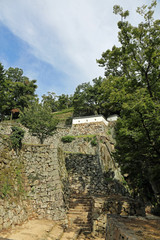 晩夏の備中松山城