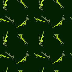 UFO military camouflage seamless pattern in in different shades of green color