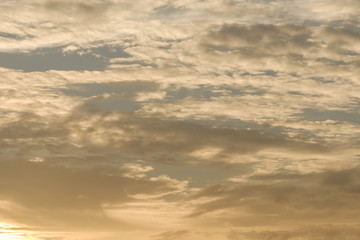 Twilight sky at dusk