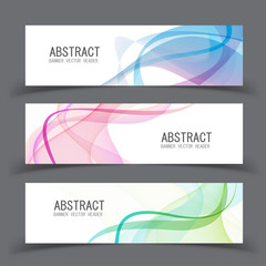 Fototapeta premium Vector abstract design banner template.vector illustration.