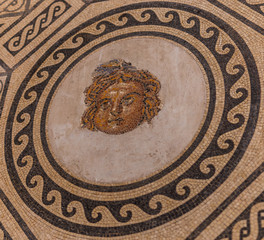 mosaic  on a church floor