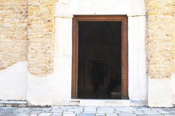 door of the church

