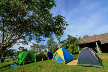 Famous Place, Lawn, Saraburi Province, Summer, Thailand