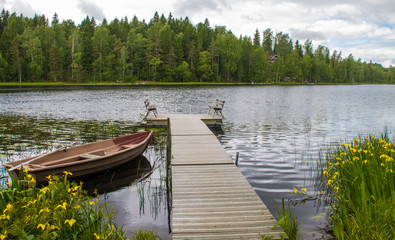 A small lake in Finland