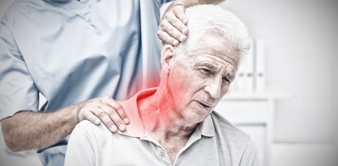 Composite image of highlighted pain