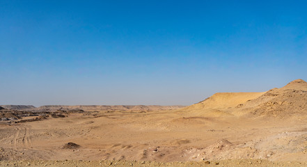 Fototapeta na wymiar landscape mountains in the desert of Africa, Egypt