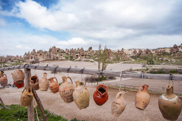 Turkish traditional souvenirs (glay pots)