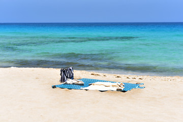 Fototapeta na wymiar Playa Corralejo Viejo beach, Corralejo, Fuerteventura, Canary Islands, Spain, Europe