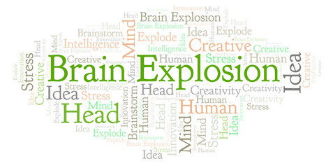 Brain Explosion word cloud.