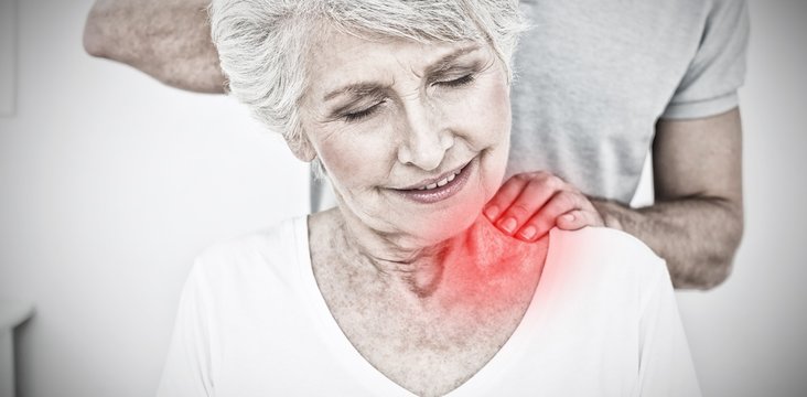 Composite image of highlighted pain