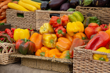 Fresh Organic Sweet Peppers