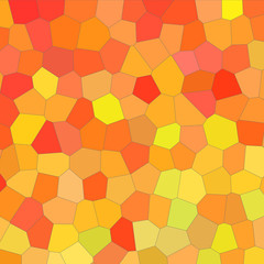 Orange and green  bright Little hexagon in square shape background illustration.