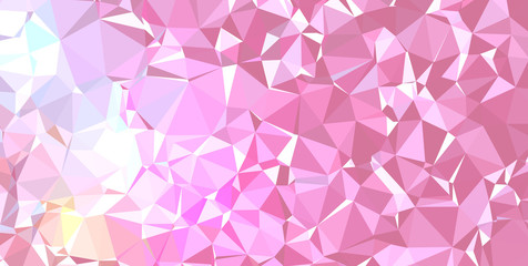 Handsome abstract illustration of purple, blue and yellow triangle poligon. Nice background for your needs.