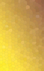 Illustration of Vertical lemon yellow and dark red pastel Little hexagon background.