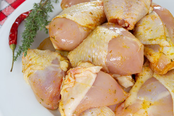 morceaux de poulet