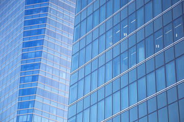 Fototapeta na wymiar texture of modern skyscraper