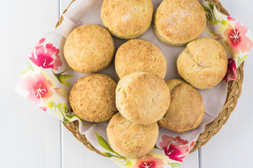 Homemade English scones.
