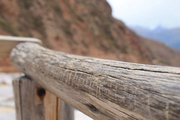Baranda de madera