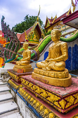 Skulpturen am Big Buddha Tempel auf Koh Samui, Thailand