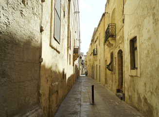 Empty alley in Rabat