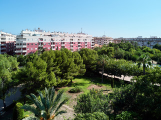 Residential district in Torrevieja resort city. Spain
