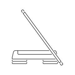 Icon of Step board and stick