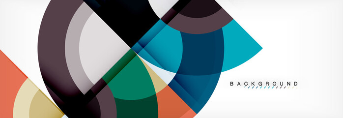 Obraz premium Vector circle abstract background