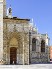 Cathedral of the city of Palencia in Spain