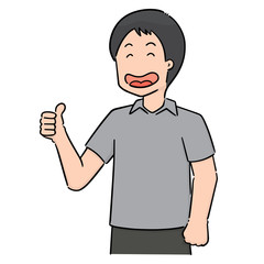 vector of man